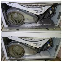 Keeping the inside of the dryer clean is important as well! Gathered lint can lead to a dryer fire!